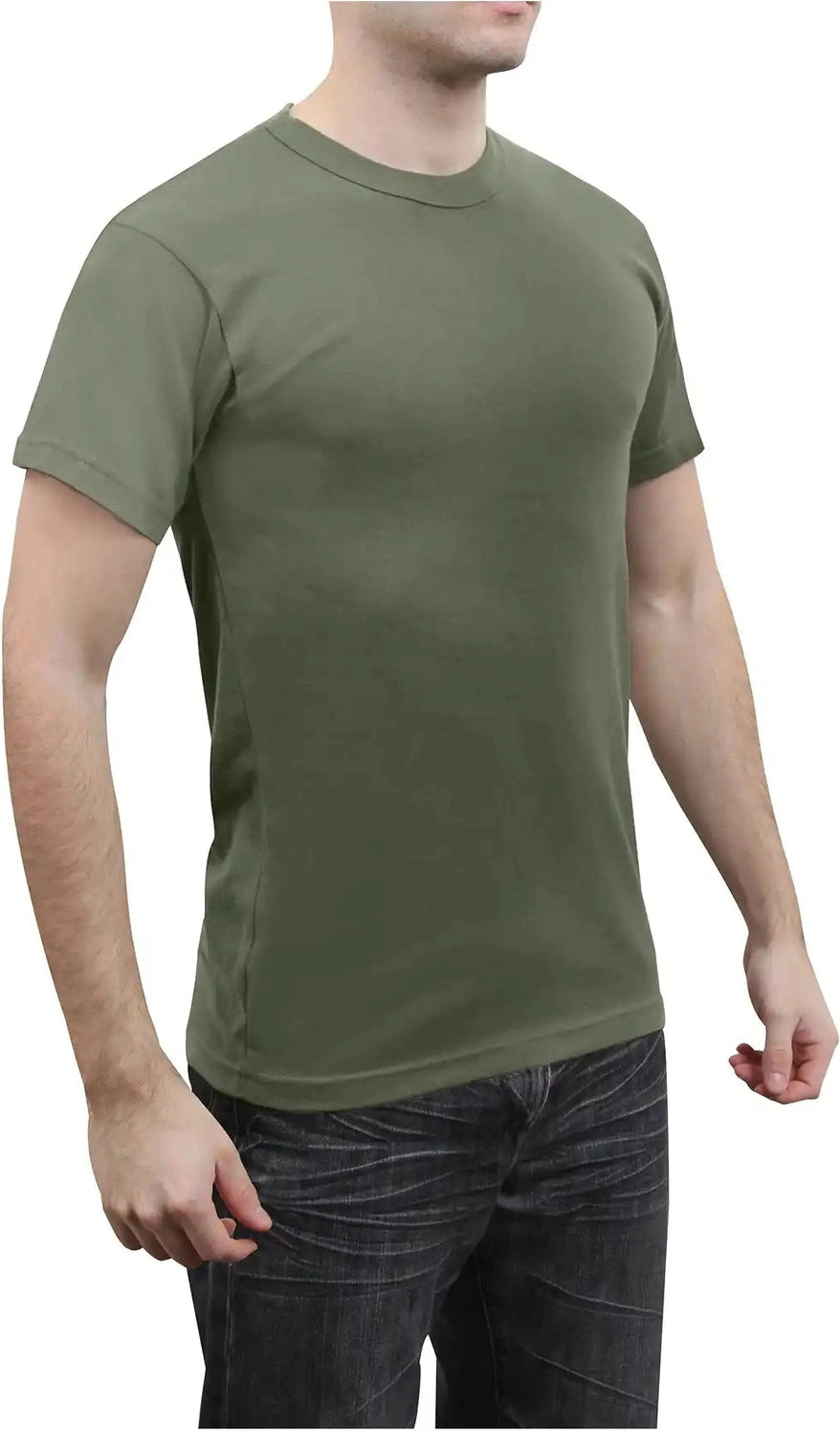 Rothco Solid Color 100% Cotton t Shirt