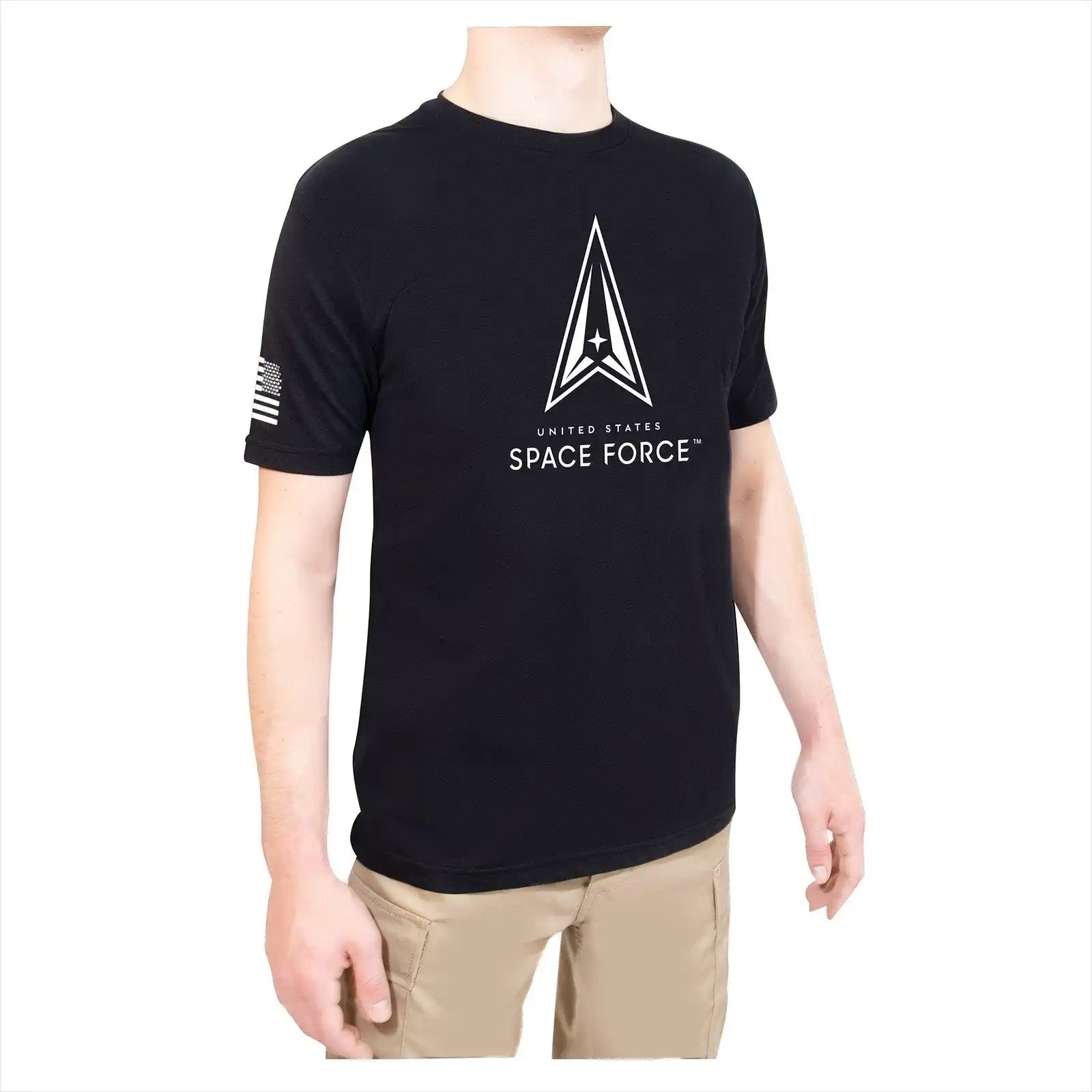 Rothco Space Force Athletic Fit T-shirt - Black / s