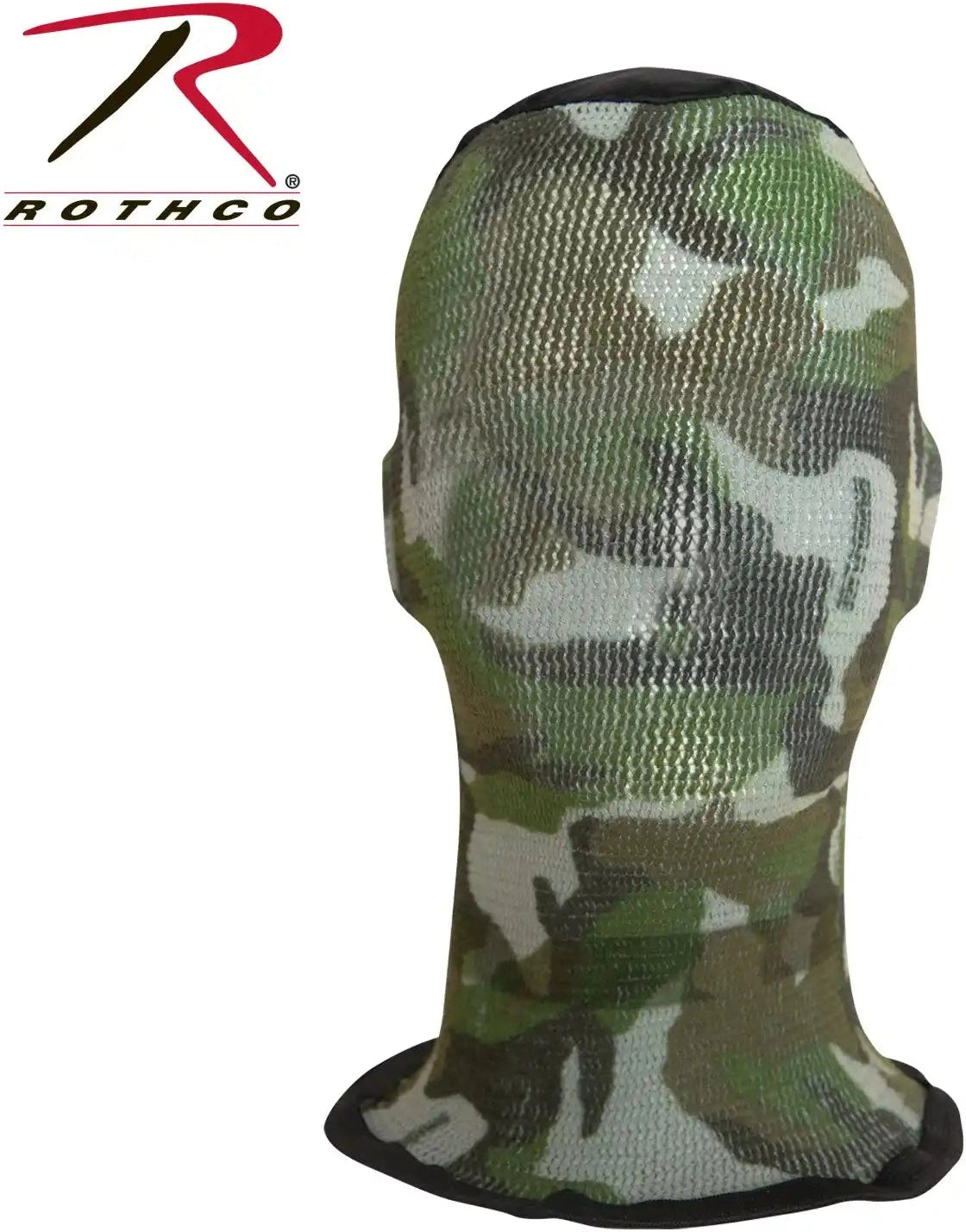 Rothco Spandoflage Head Net Woodland Camo / one Size