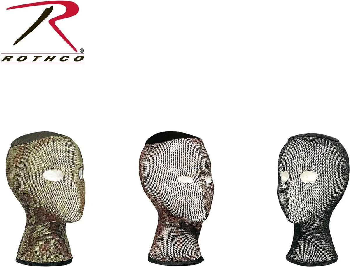 Rothco Spandoflage Head Net Woodland Camo / one Size