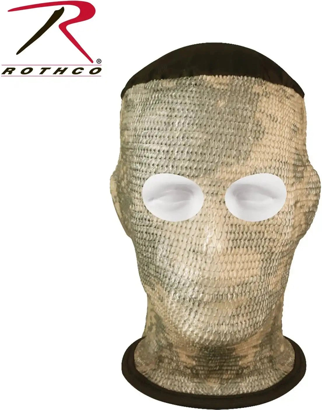 Rothco Spandoflage Head Net Woodland Camo / one Size