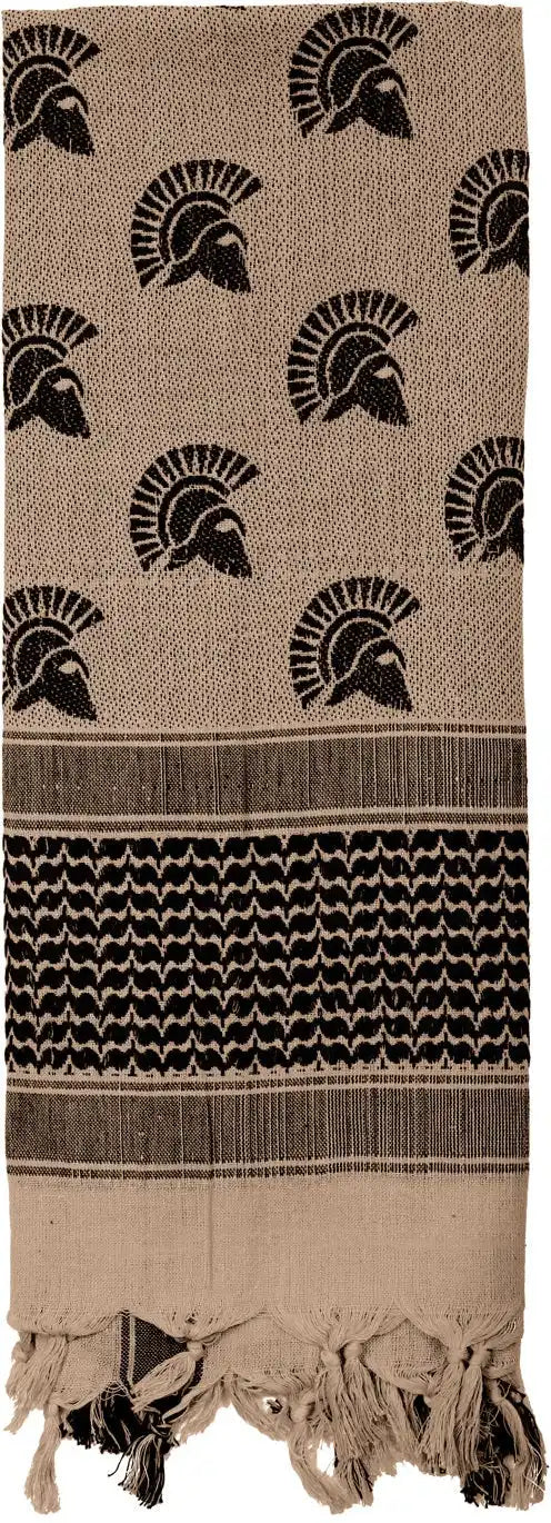 Rothco Spartan Shemagh Tactical Desert Keffiyeh Scarf Tan / one Size