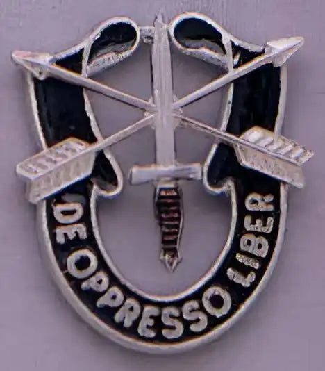 Rothco Special Forces Crest Pin Black / Grey / one Size