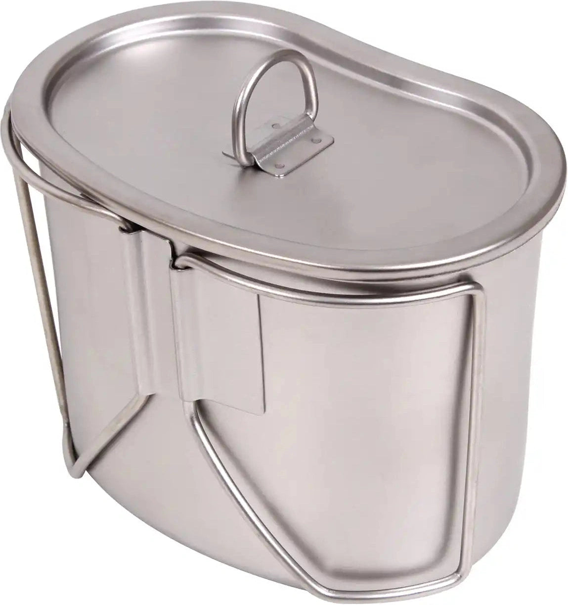 Rothco Stainless Steel Canteen Cup and Cover Set Silver