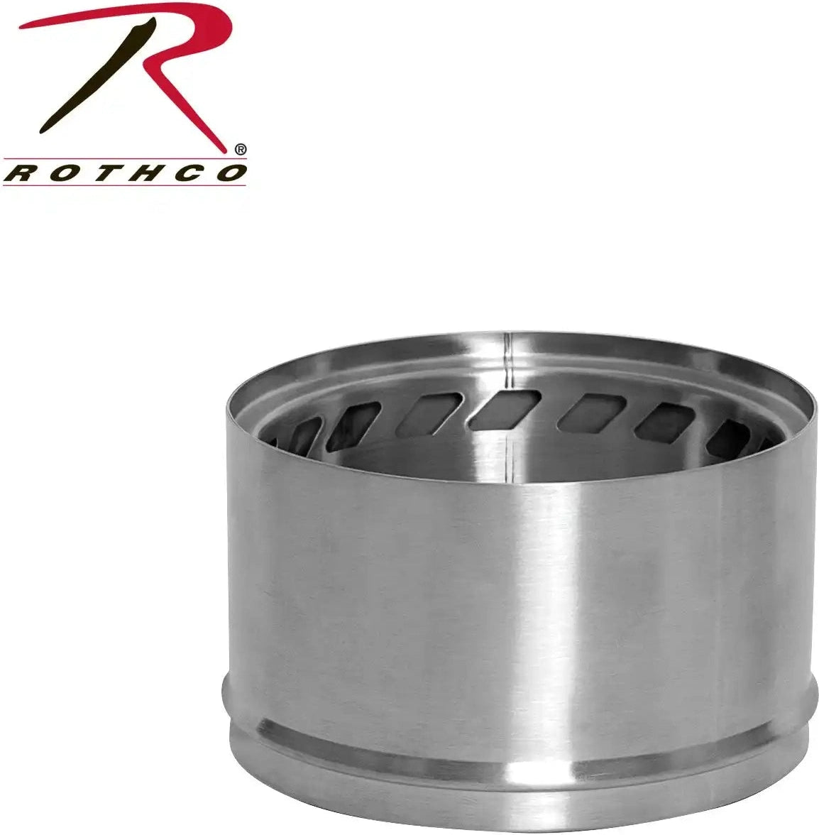 Rothco Stainless Steel Portable Camping / Backpacking Stove Silver / one Size