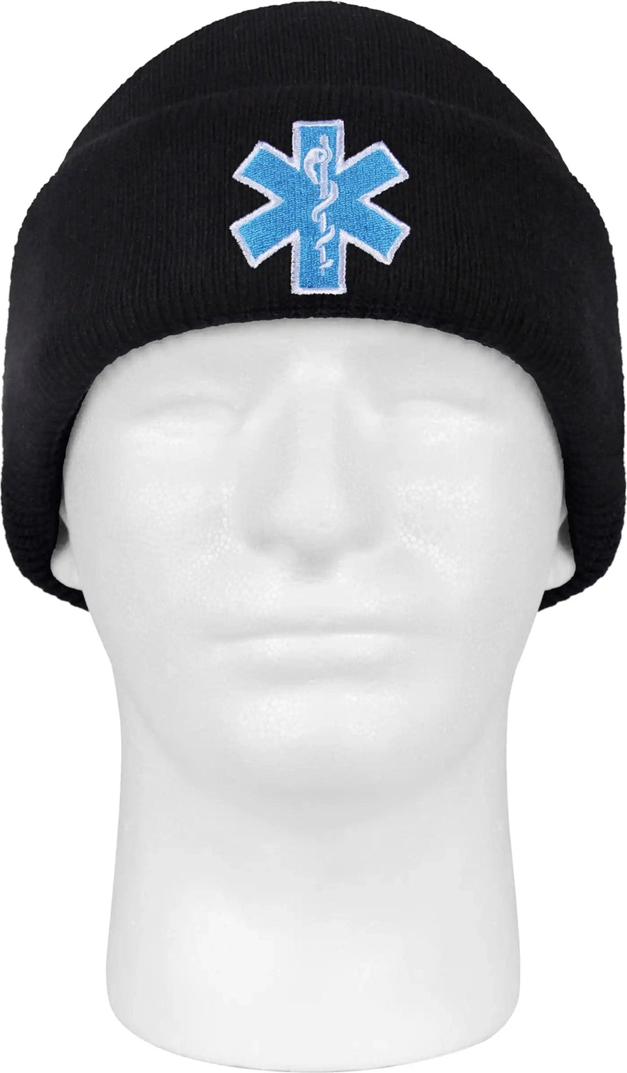 Rothco Star of Life Emt Watch Cap Black / one Size