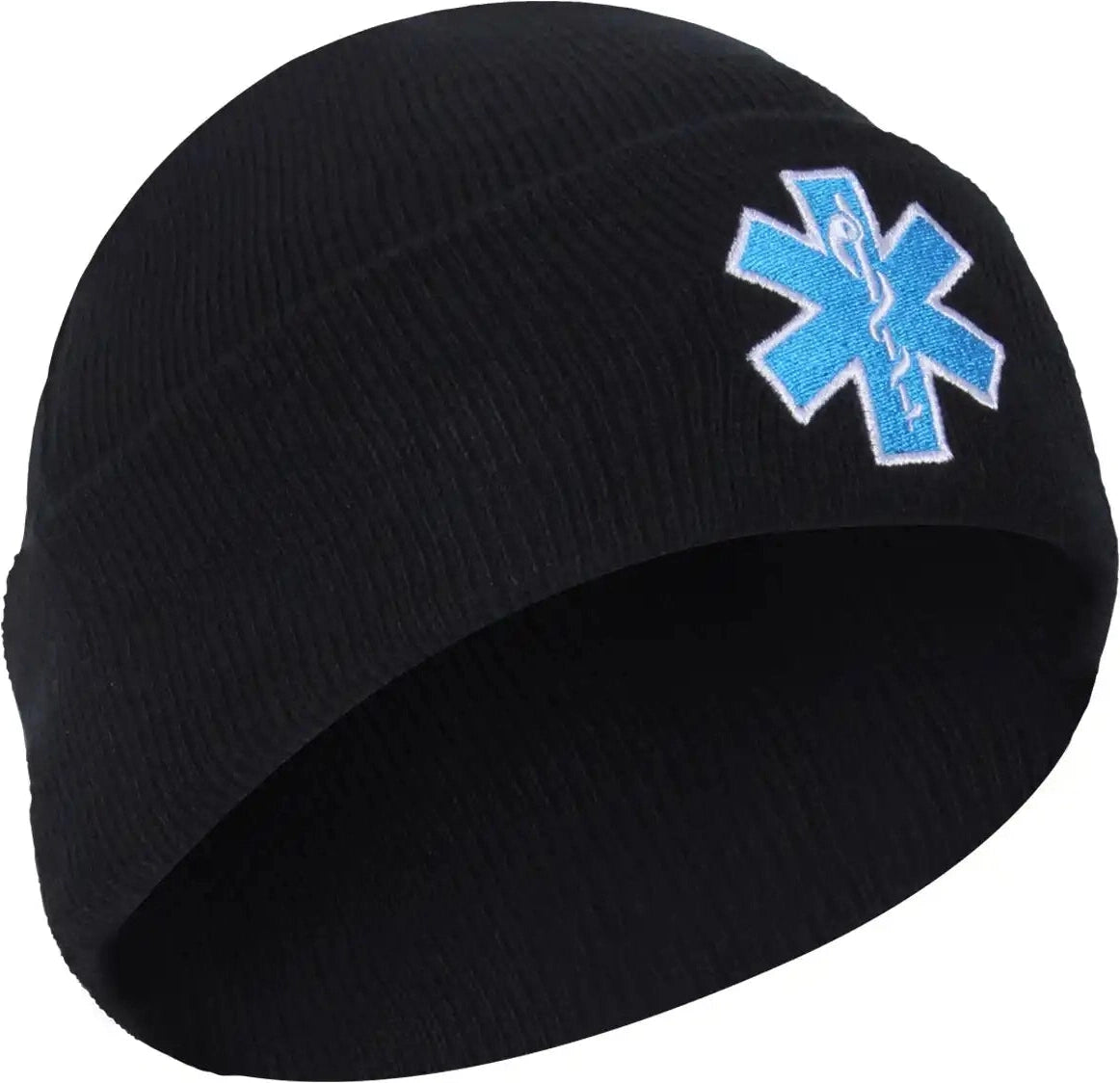 Rothco Star of Life Emt Watch Cap Black / one Size