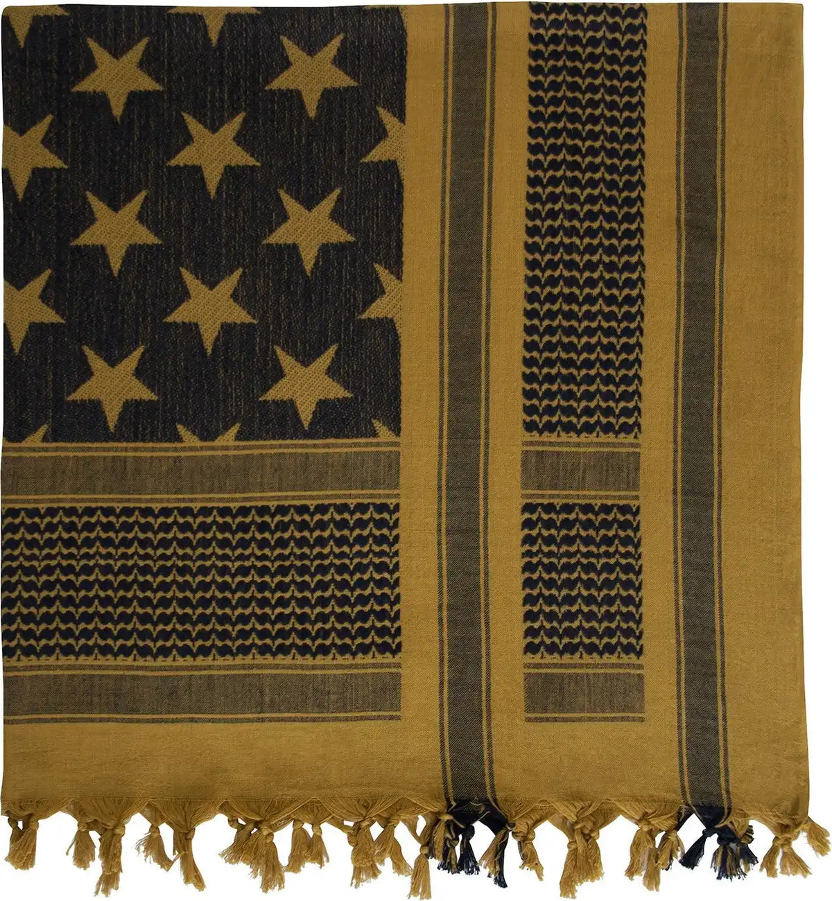 Rothco Stars and Stripes us Flag Shemagh Tactical Desert Keffiyeh Scarf