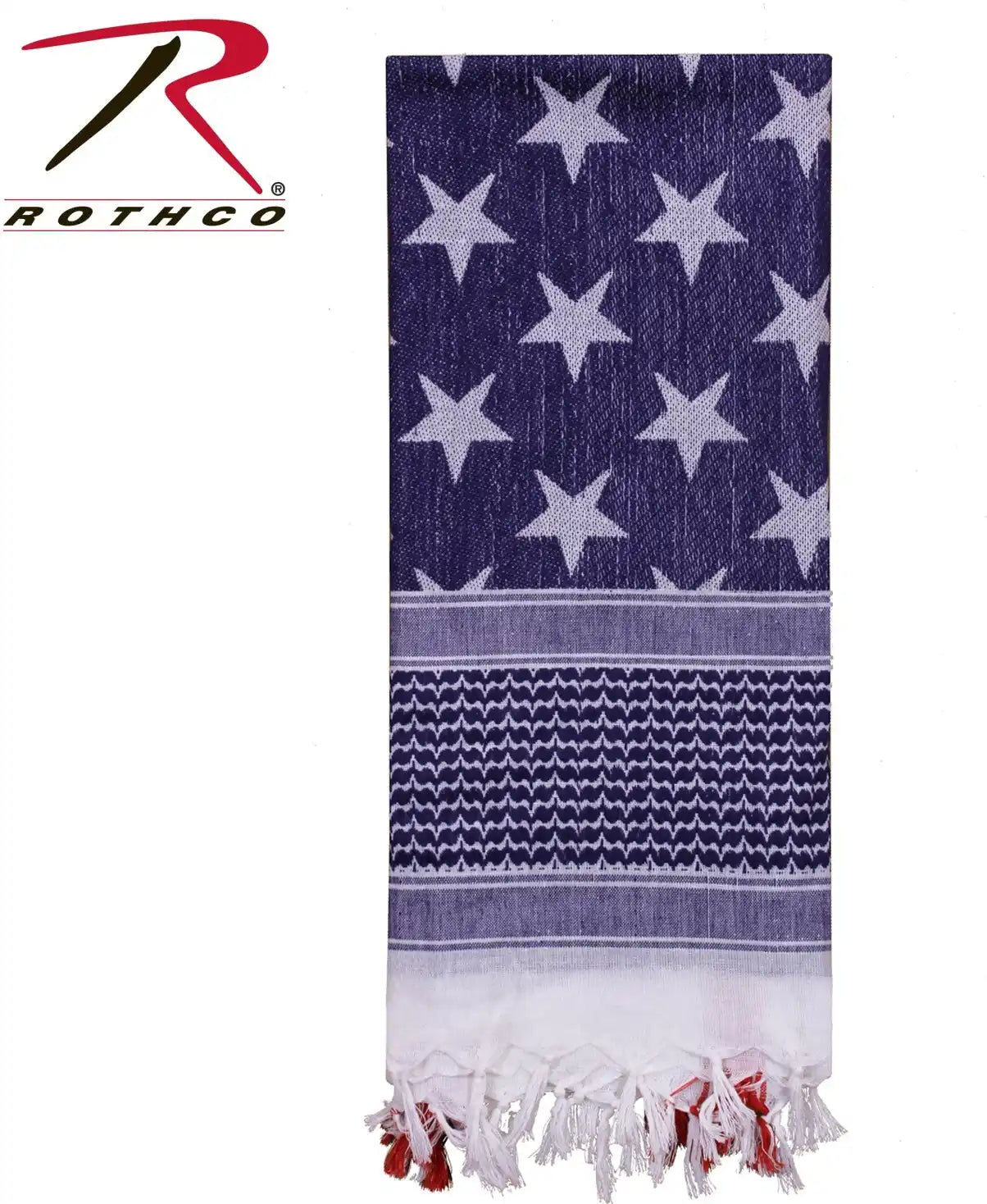 Rothco Stars and Stripes us Flag Shemagh Tactical Desert Keffiyeh Scarf