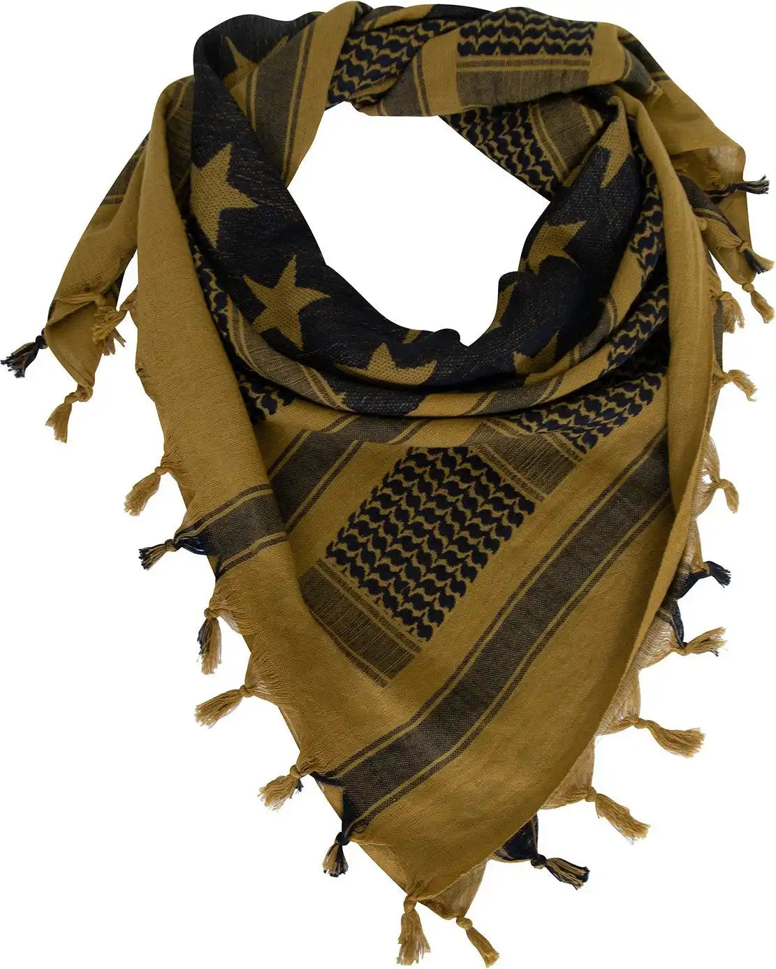 Rothco Stars and Stripes us Flag Shemagh Tactical Desert Keffiyeh Scarf