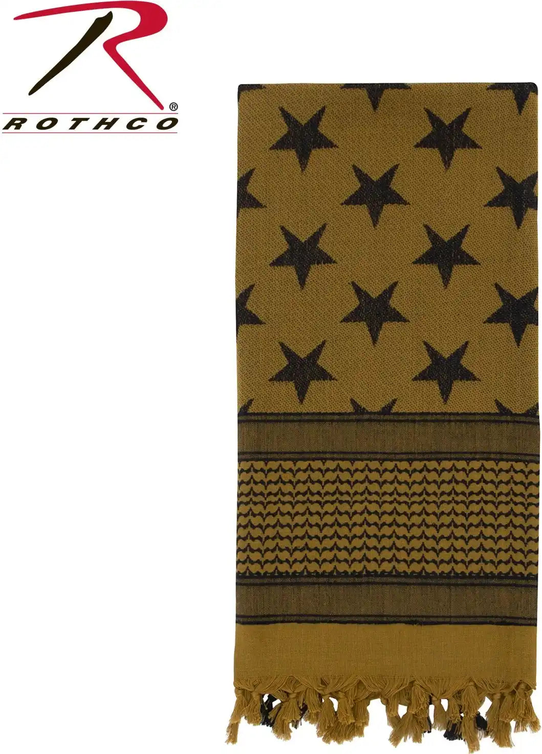 Rothco Stars and Stripes us Flag Shemagh Tactical Desert Keffiyeh Scarf