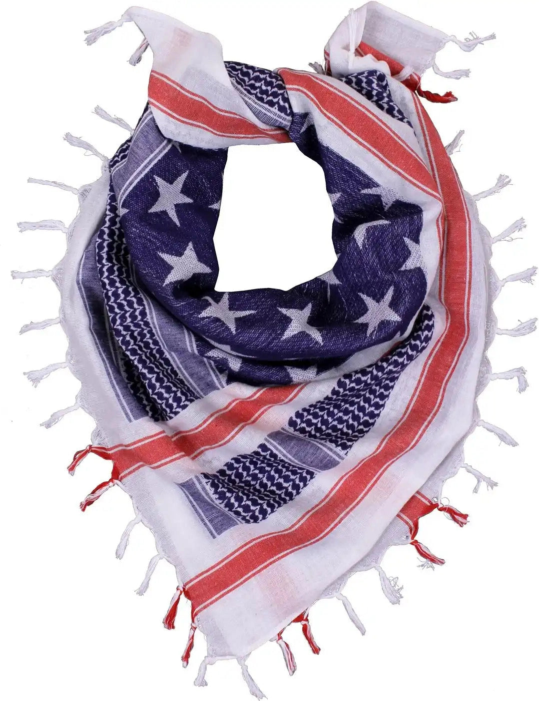 Rothco Stars and Stripes us Flag Shemagh Tactical Desert Keffiyeh Scarf