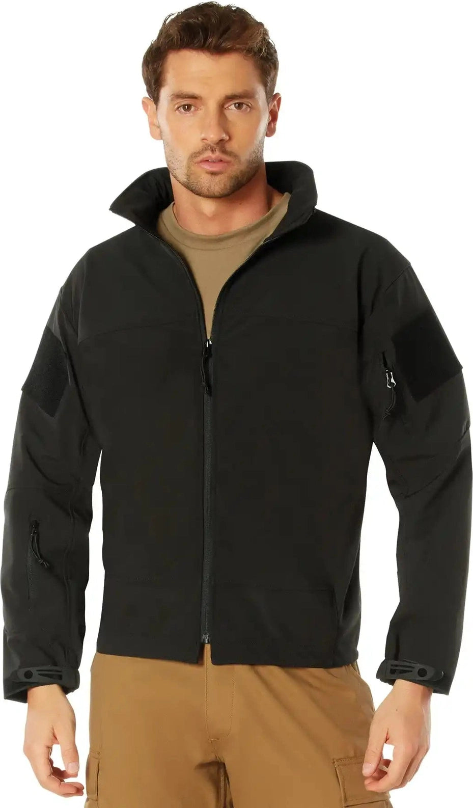Rothco Stealth Ops Soft Shell Tactical Jacket Black / Xl