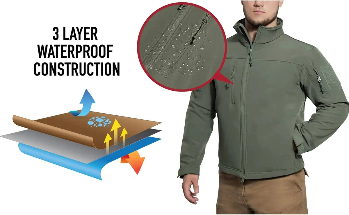 Rothco Stealth Ops Soft Shell Tactical Jacket