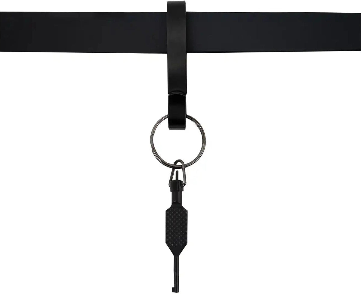 Rothco Steel Belt Key Clip Black