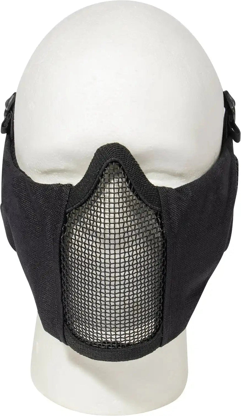 Rothco Steel Half Face Mask with Ear Guard Black
