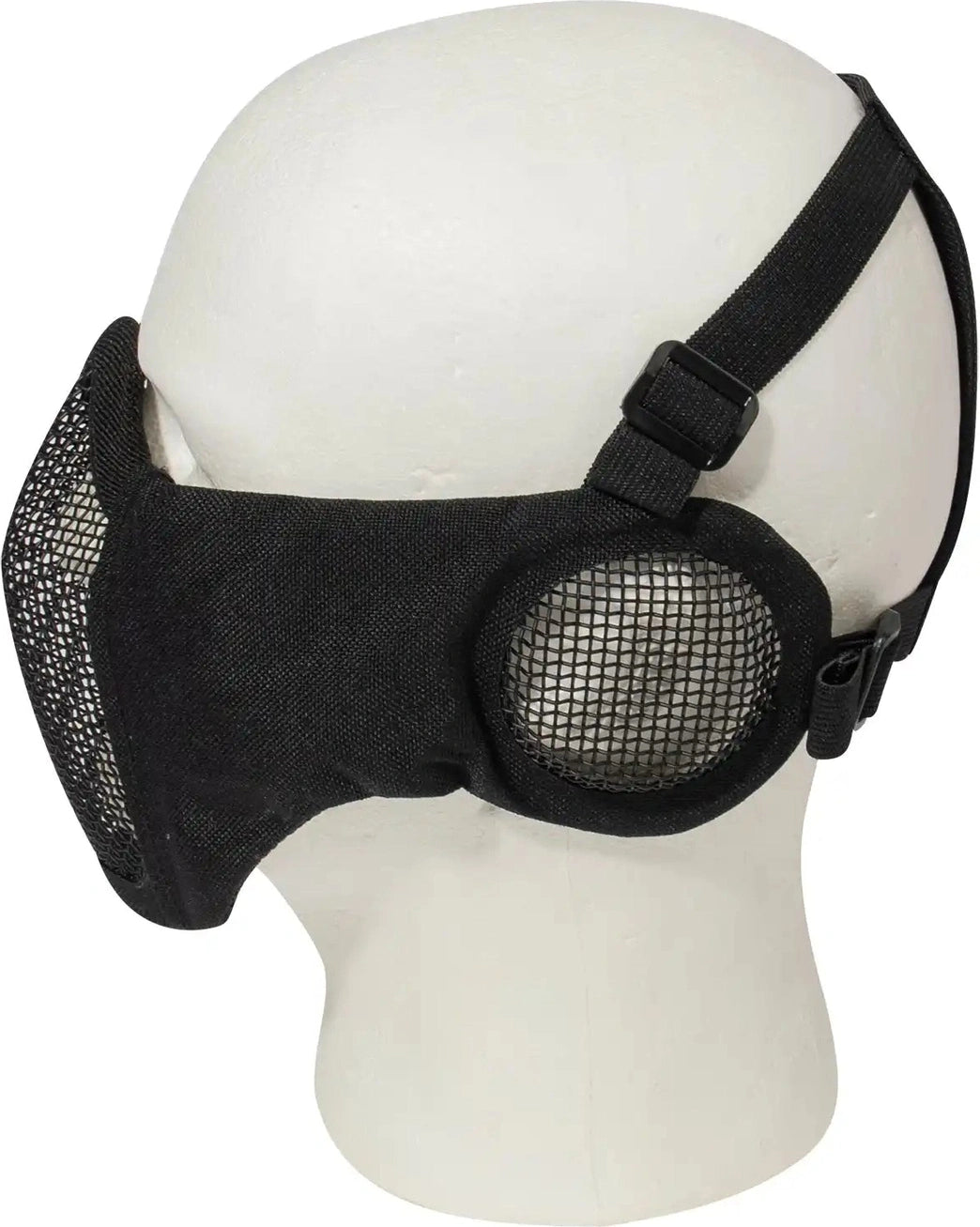 Rothco Steel Half Face Mask with Ear Guard Black