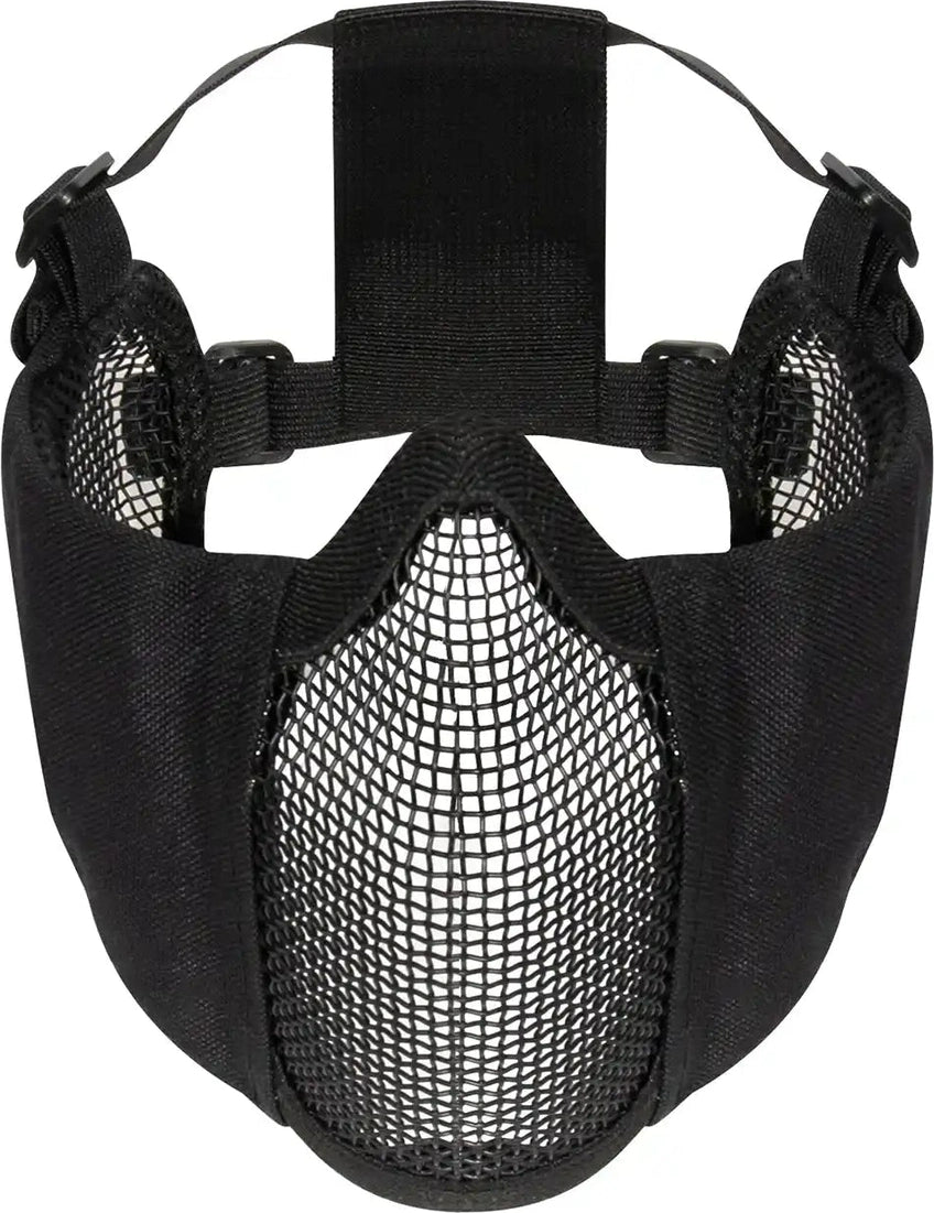 Rothco Steel Half Face Mask with Ear Guard Black