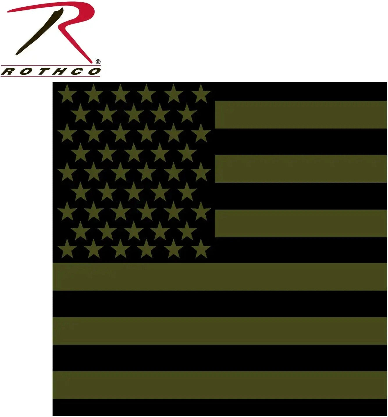 Rothco Subdued us Flag Bandana
