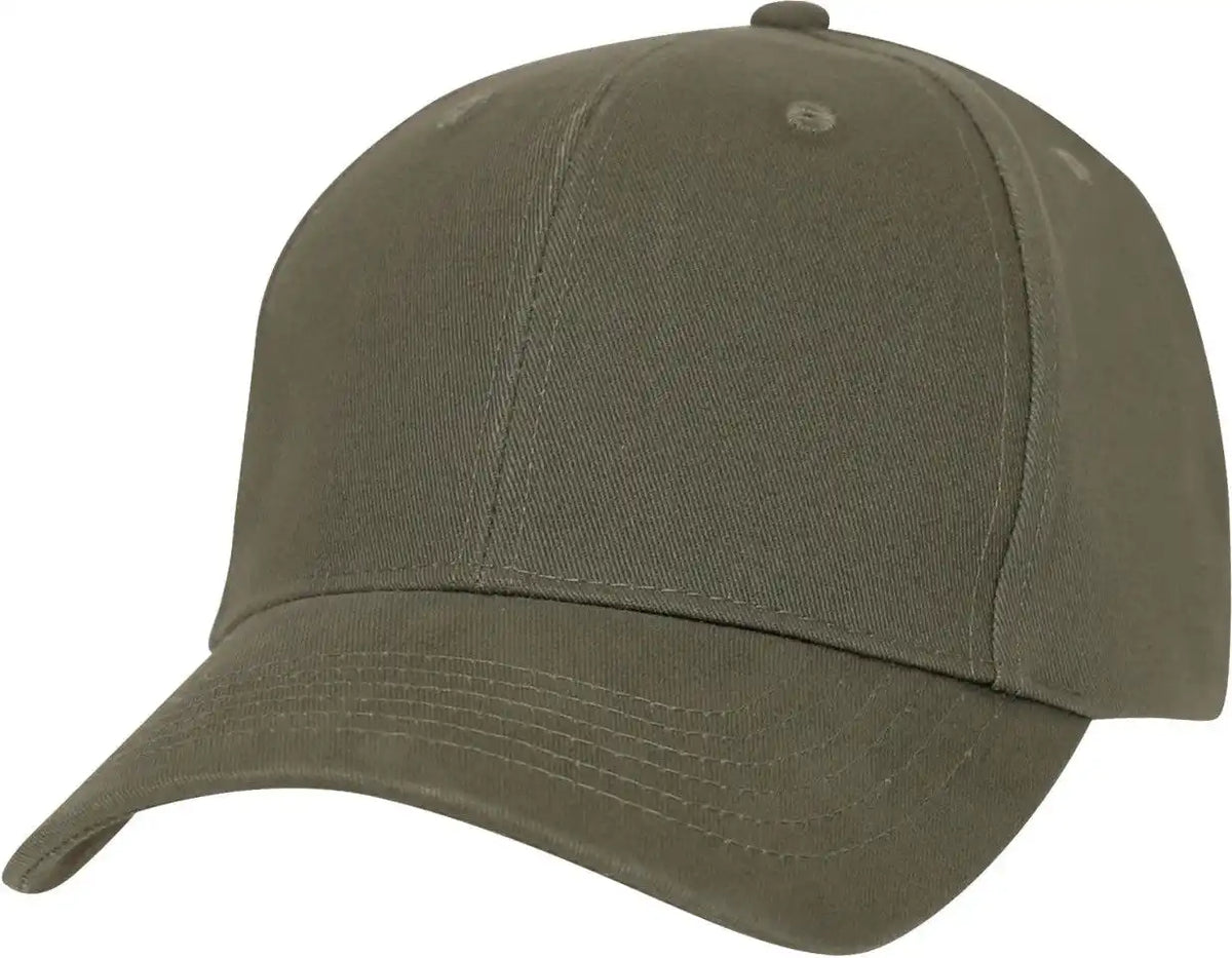 Rothco Supreme Solid Color Low Profile Cap Vintage Olive Drab / one Size