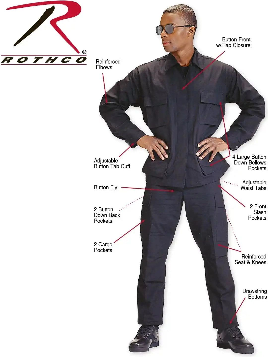Rothco Swat Cloth Bdu Pants