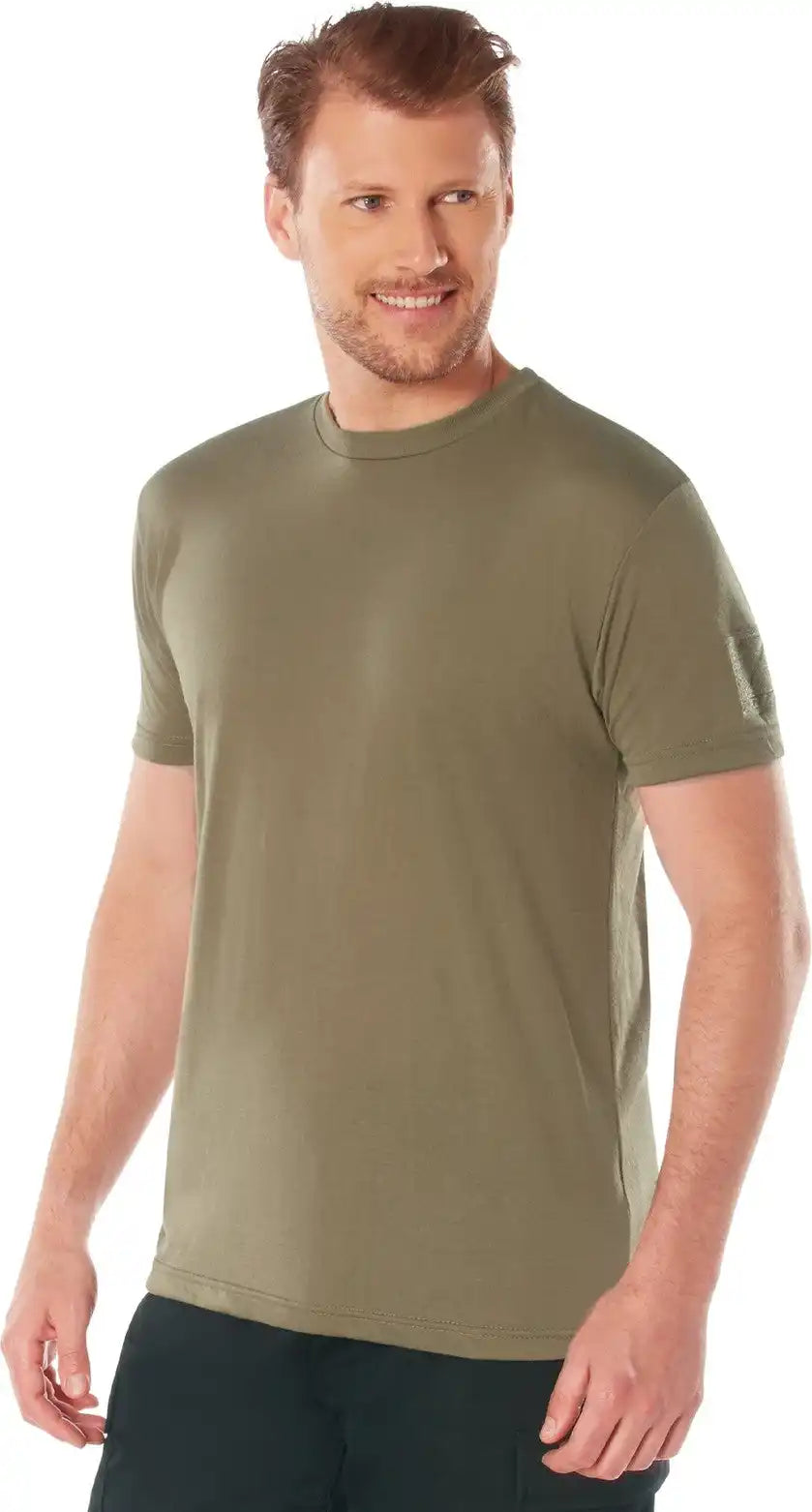 Rothco Tactical Athletic Fit t Shirt Ar 670 1 Coyote Brown / m