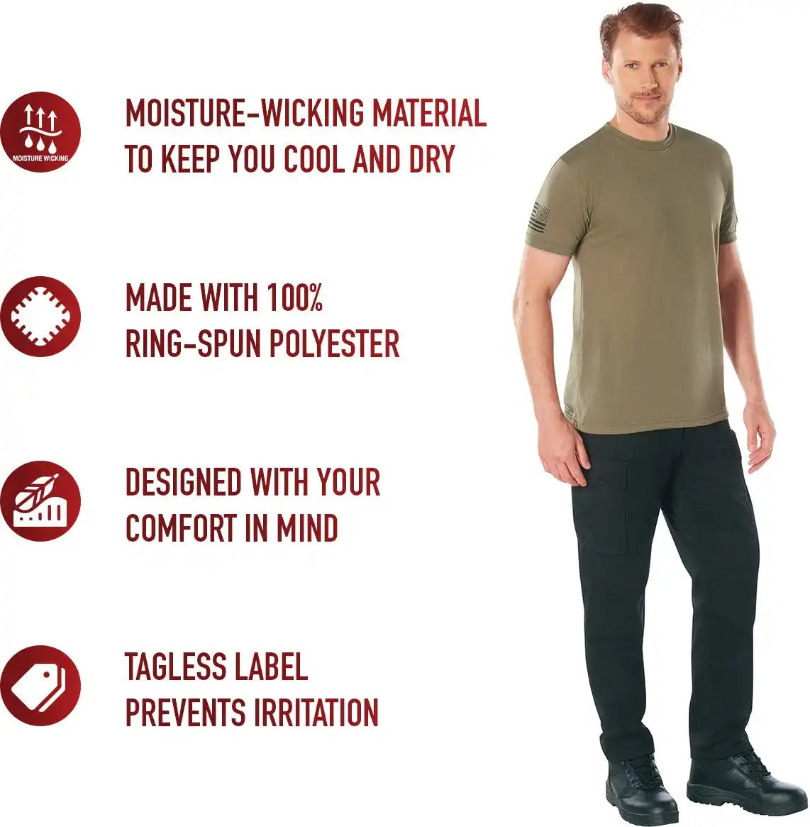 Rothco Tactical Athletic Fit t Shirt
