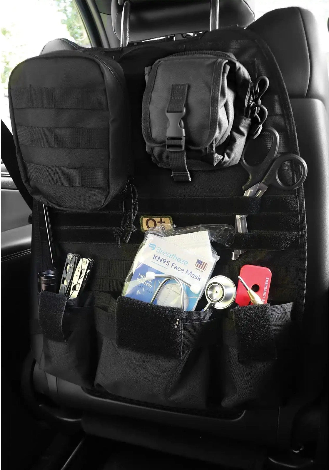Rothco Tactical Car Seat Panel Black