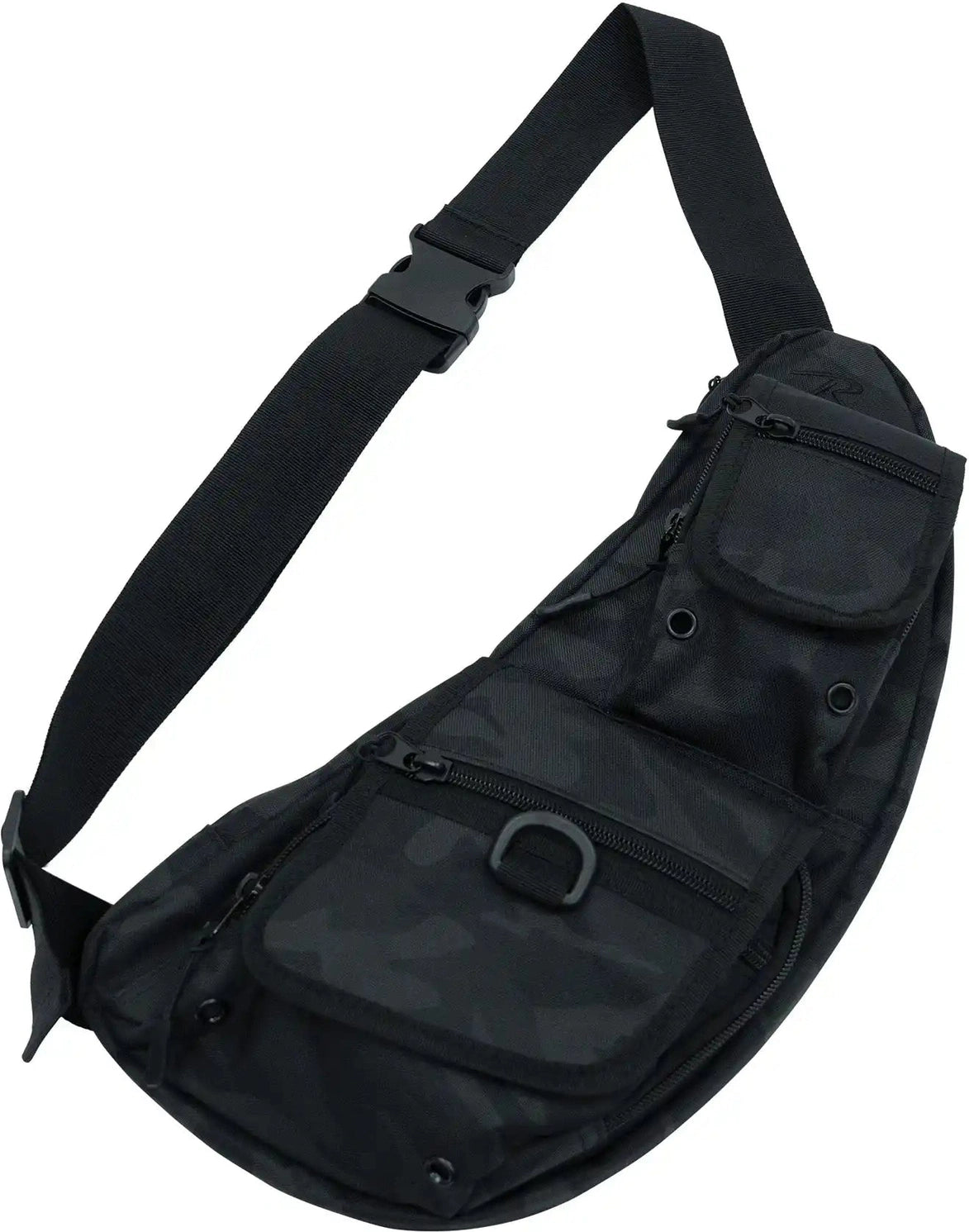 Rothco Tactical Crossbody Bag Midnight Black Camo