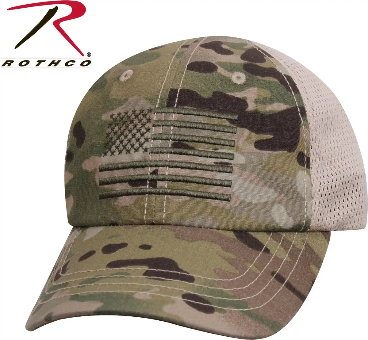 Rothco Tactical Mesh Back Cap with Embroidered us Flag
