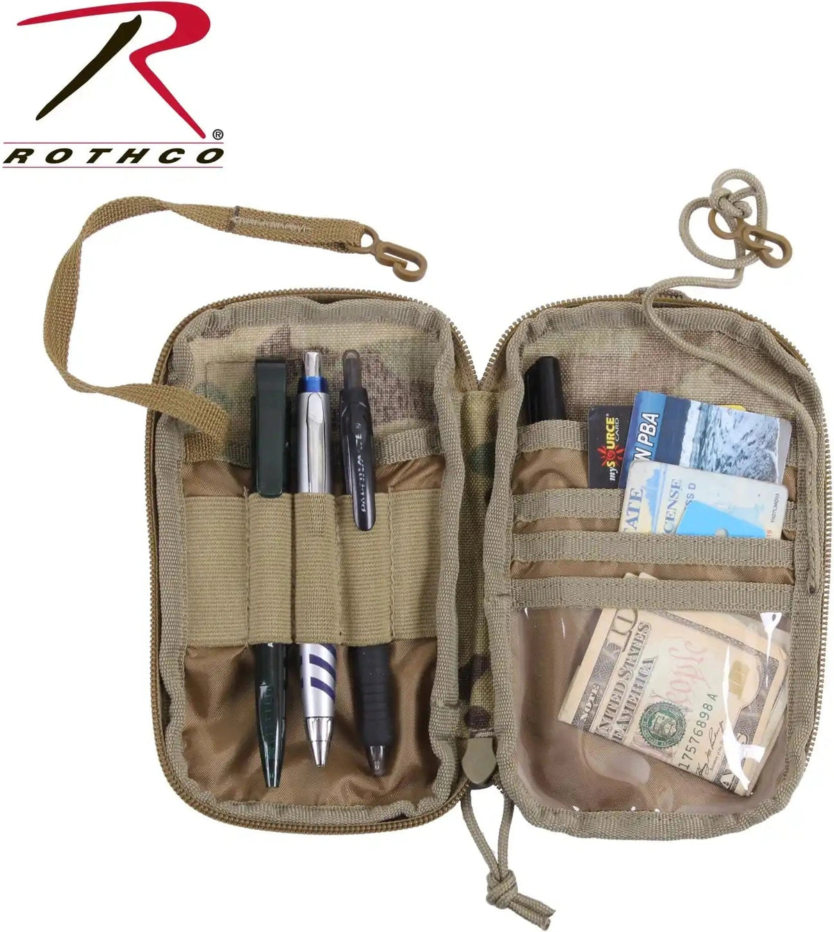 Rothco Tactical Molle Edc Wallet and Phone Pouch