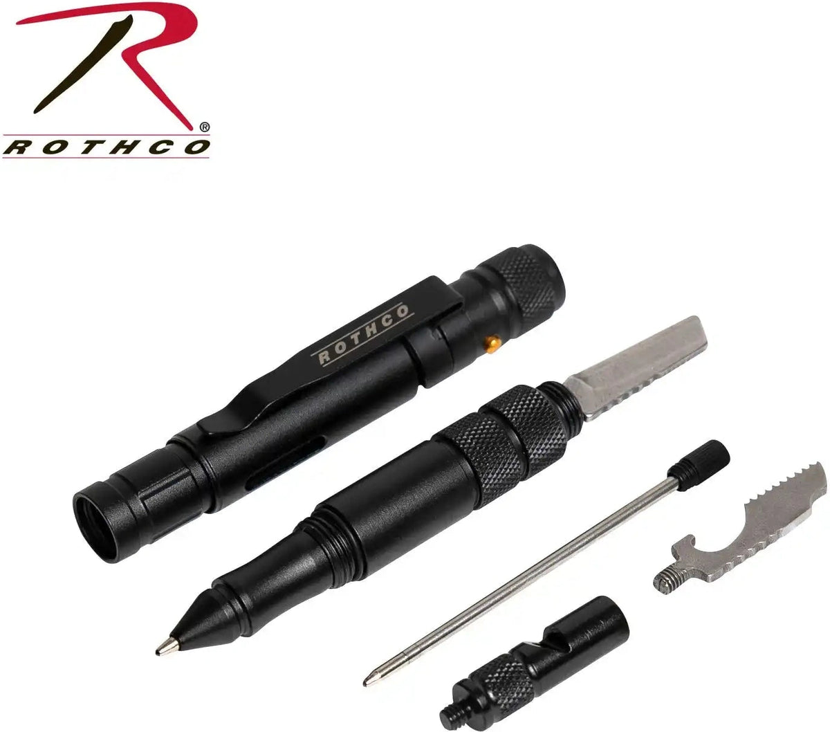 Rothco Tactical Pen and Flashlight Black / one Size