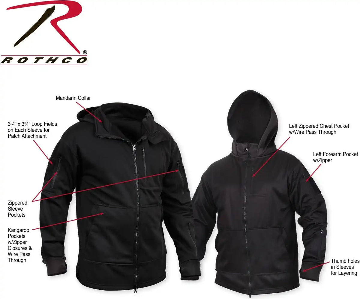 Rothco Tactical Zip Up Hoodie