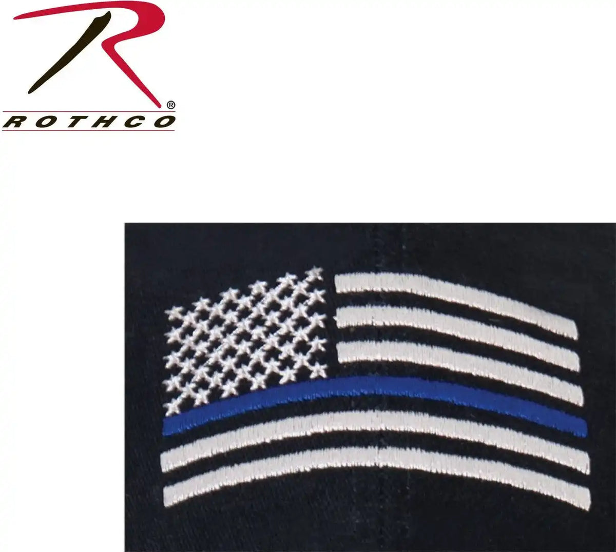 Rothco Thin Blue Line Flag Low Profile Cap