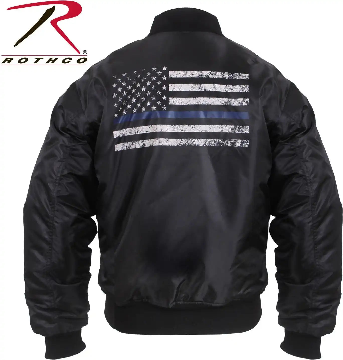 Rothco Thin Blue Line Flag Ma 1 Flight Jacket