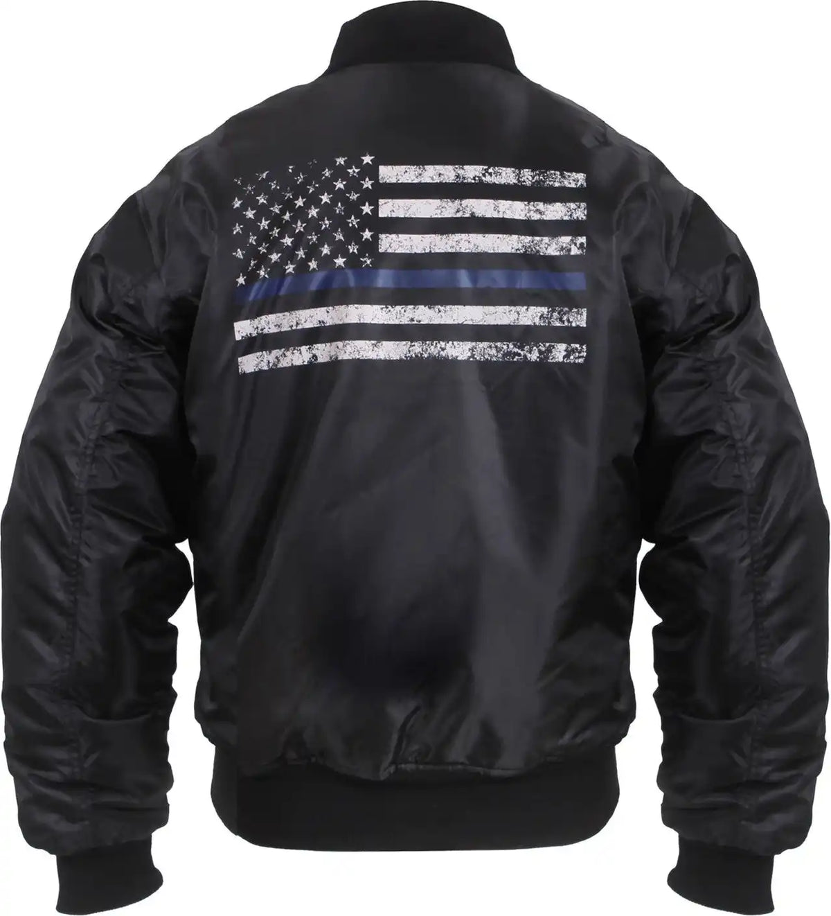 Rothco Thin Blue Line Flag Ma 1 Flight Jacket
