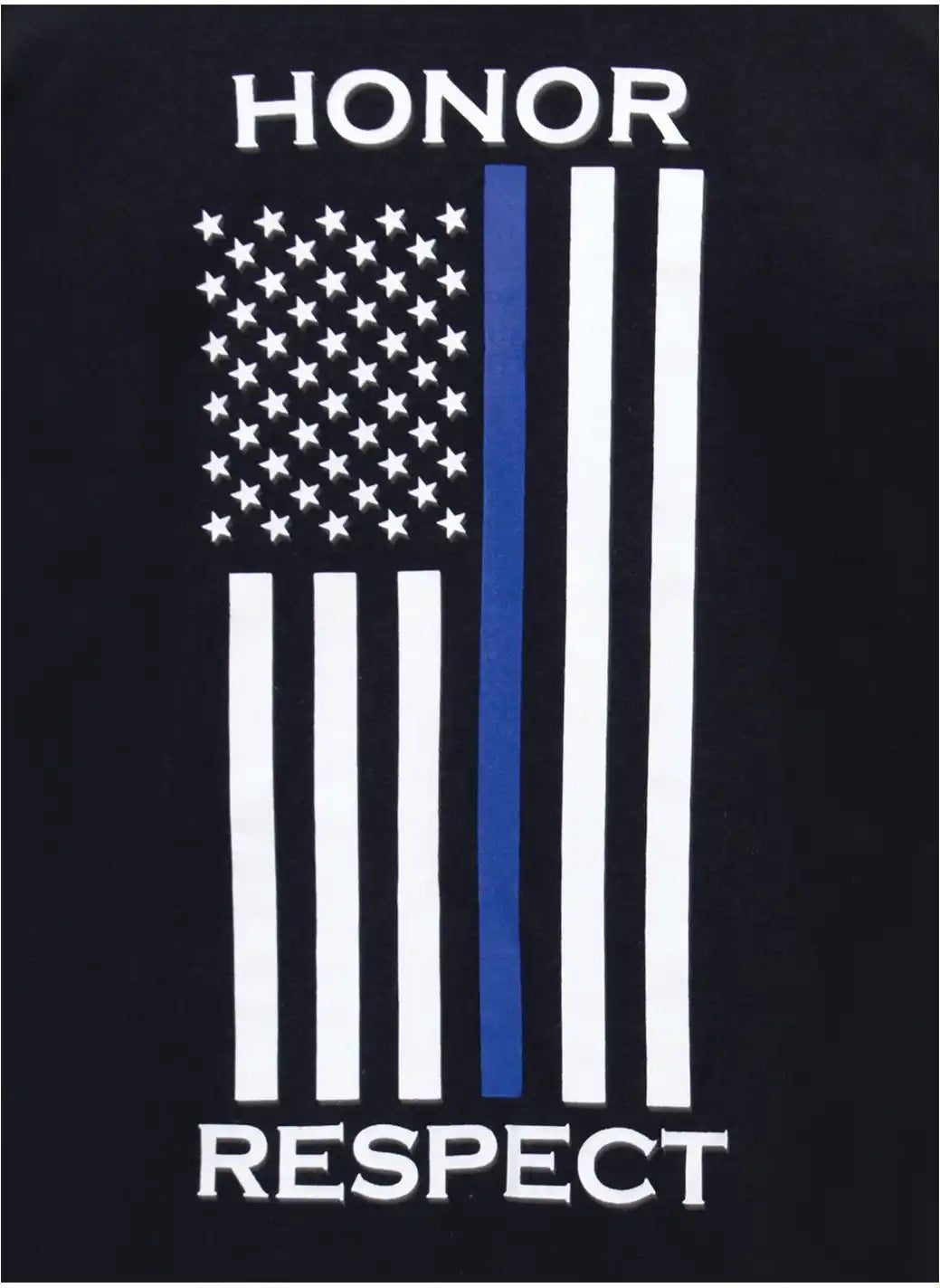 Rothco Thin Blue Line Honor and Respect Long Sleeve t Shirt
