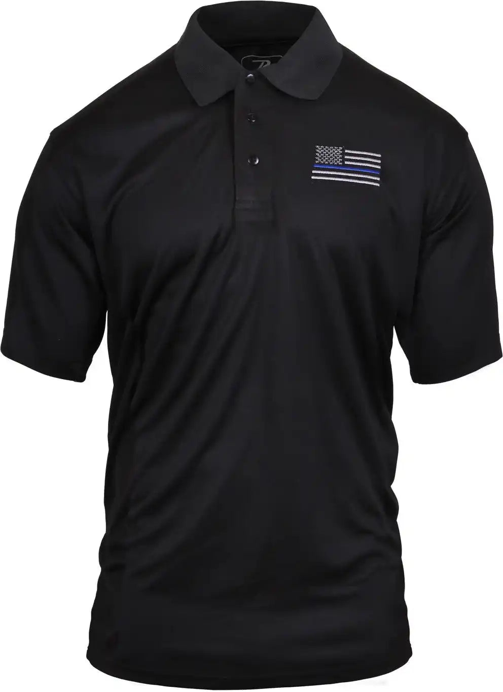Rothco Thin Blue Line Moisture Wicking Polo