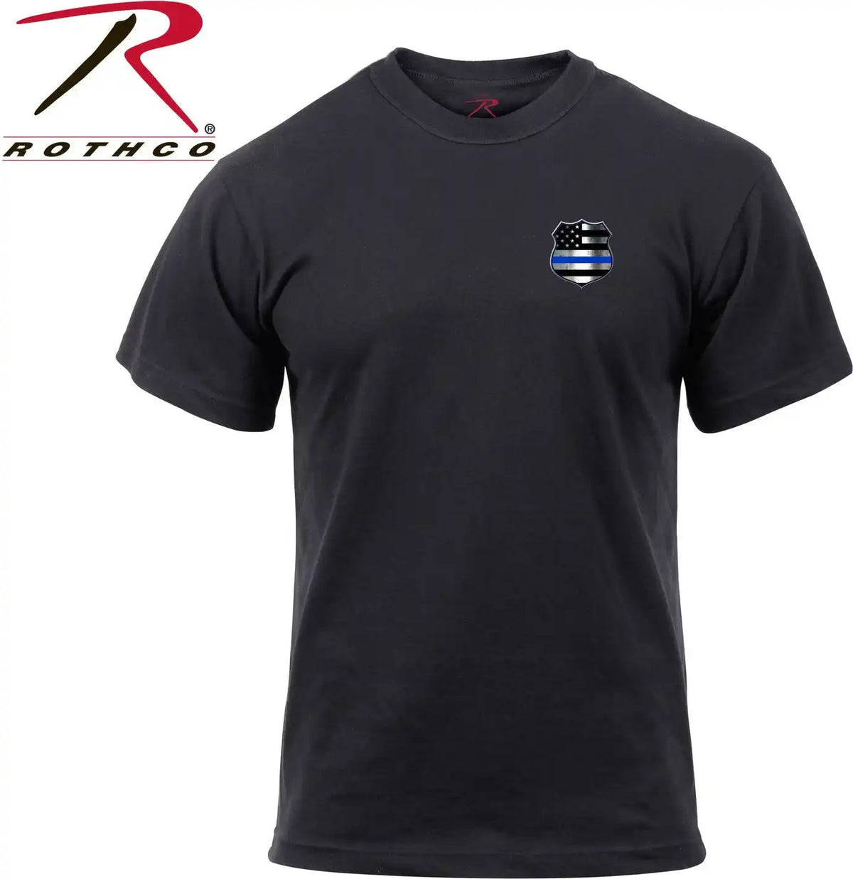 Rothco Thin Blue Line Shield t Shirt