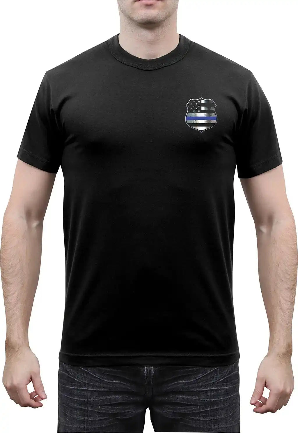 Rothco Thin Blue Line Shield t Shirt