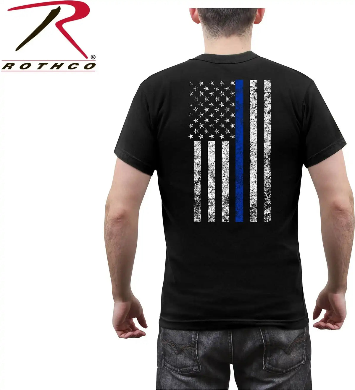 Rothco Thin Blue Line Shield t Shirt