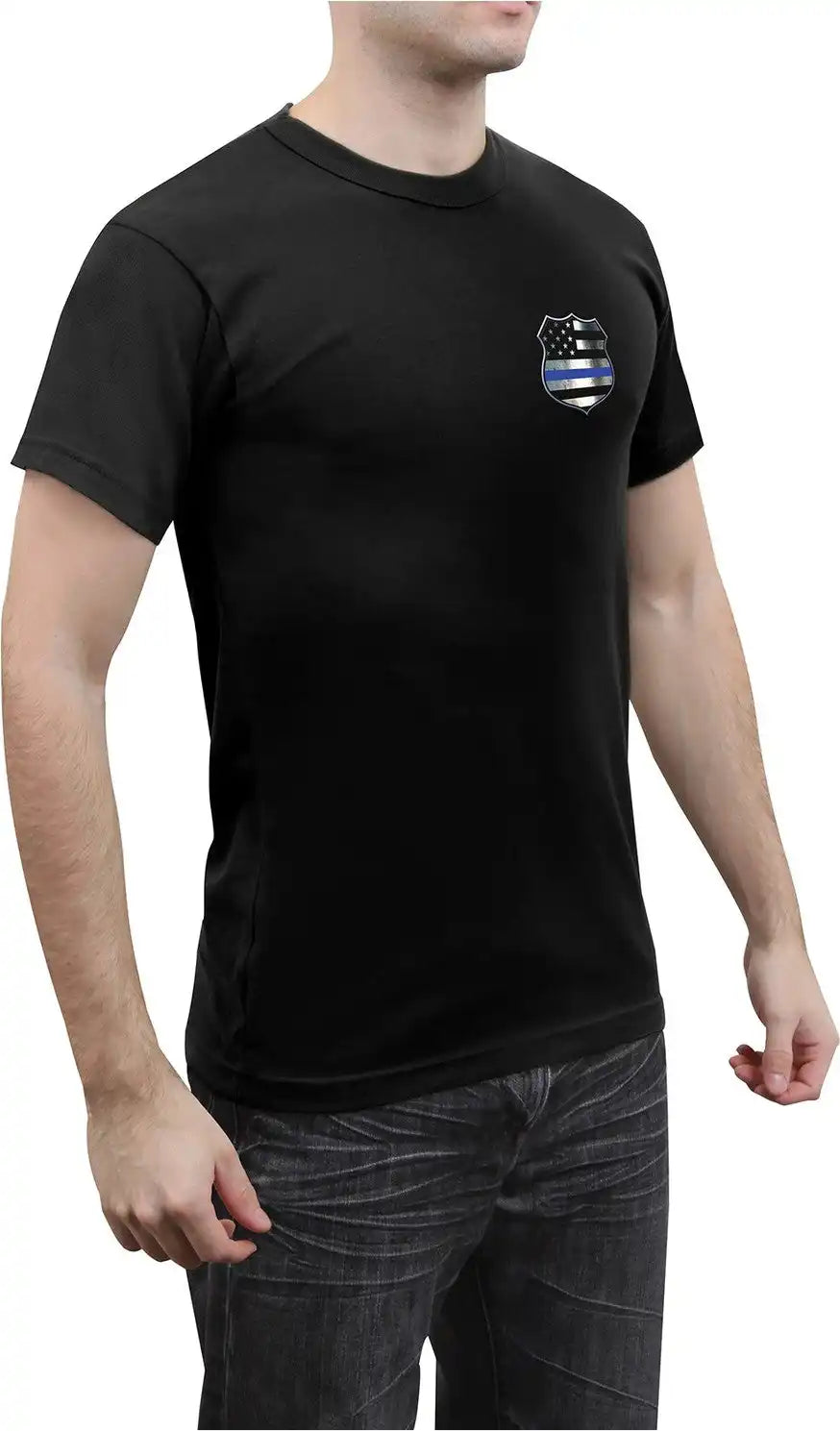Rothco Thin Blue Line Shield t Shirt