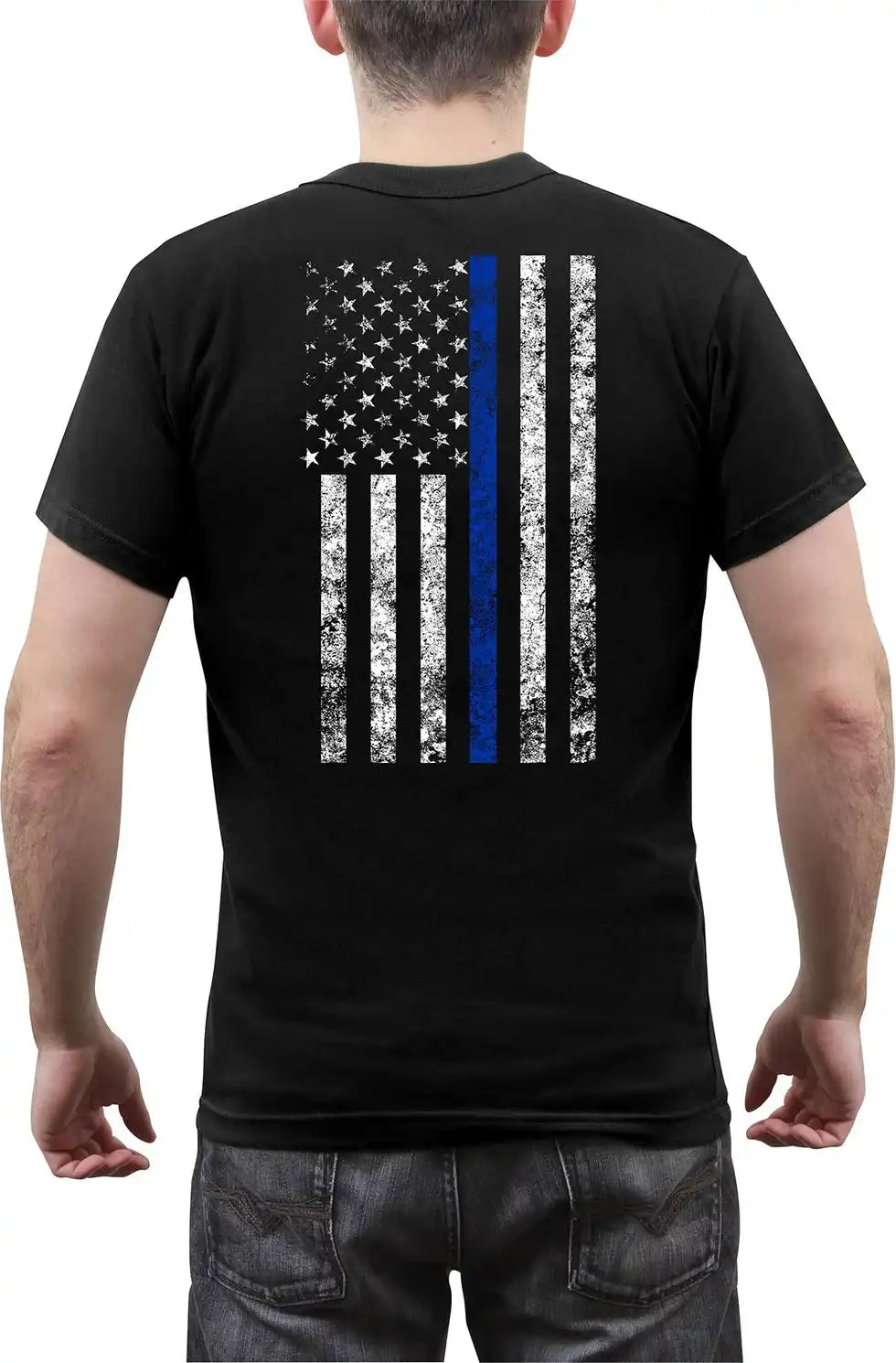 Rothco Thin Blue Line Shield t Shirt