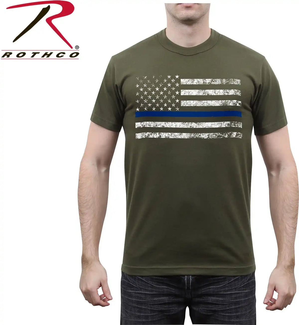 Rothco Thin Blue Line t Shirt
