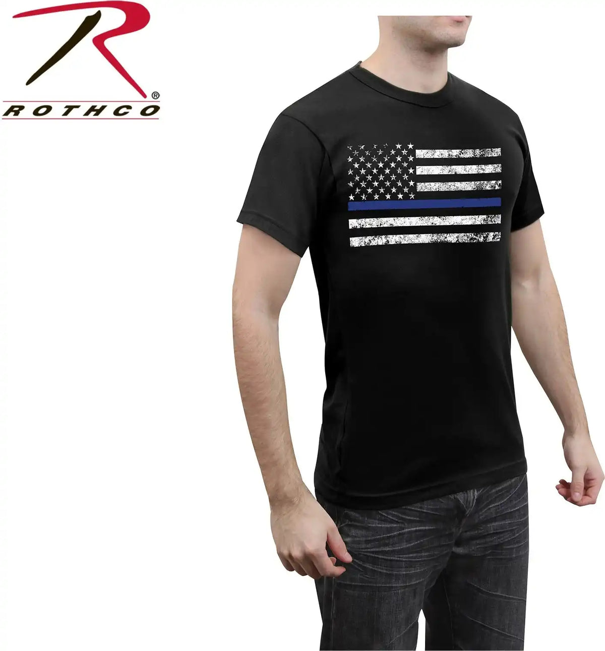 Rothco Thin Blue Line t Shirt