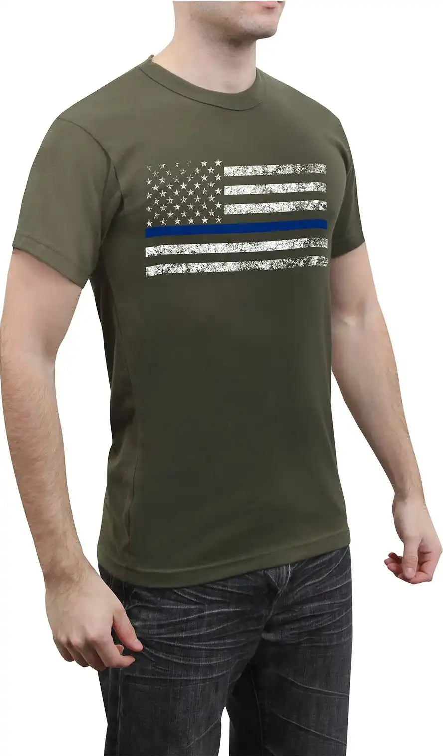 Rothco Thin Blue Line t Shirt