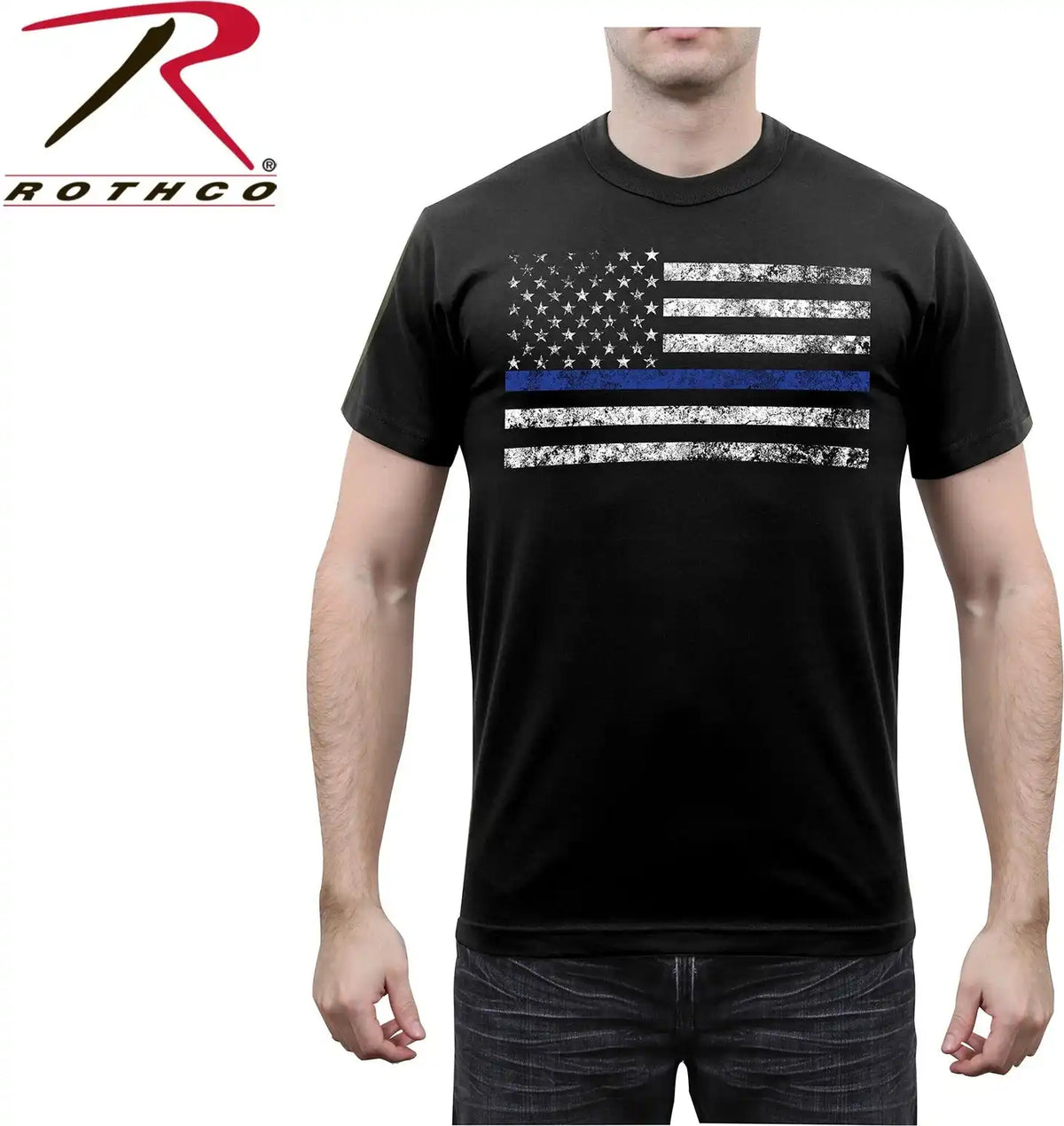 Rothco Thin Blue Line t Shirt