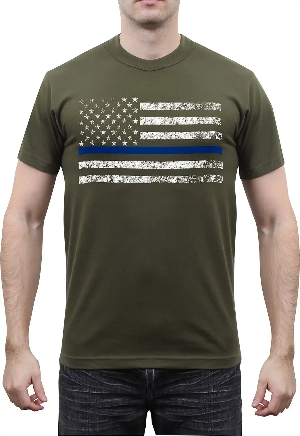 Rothco Thin Blue Line t Shirt