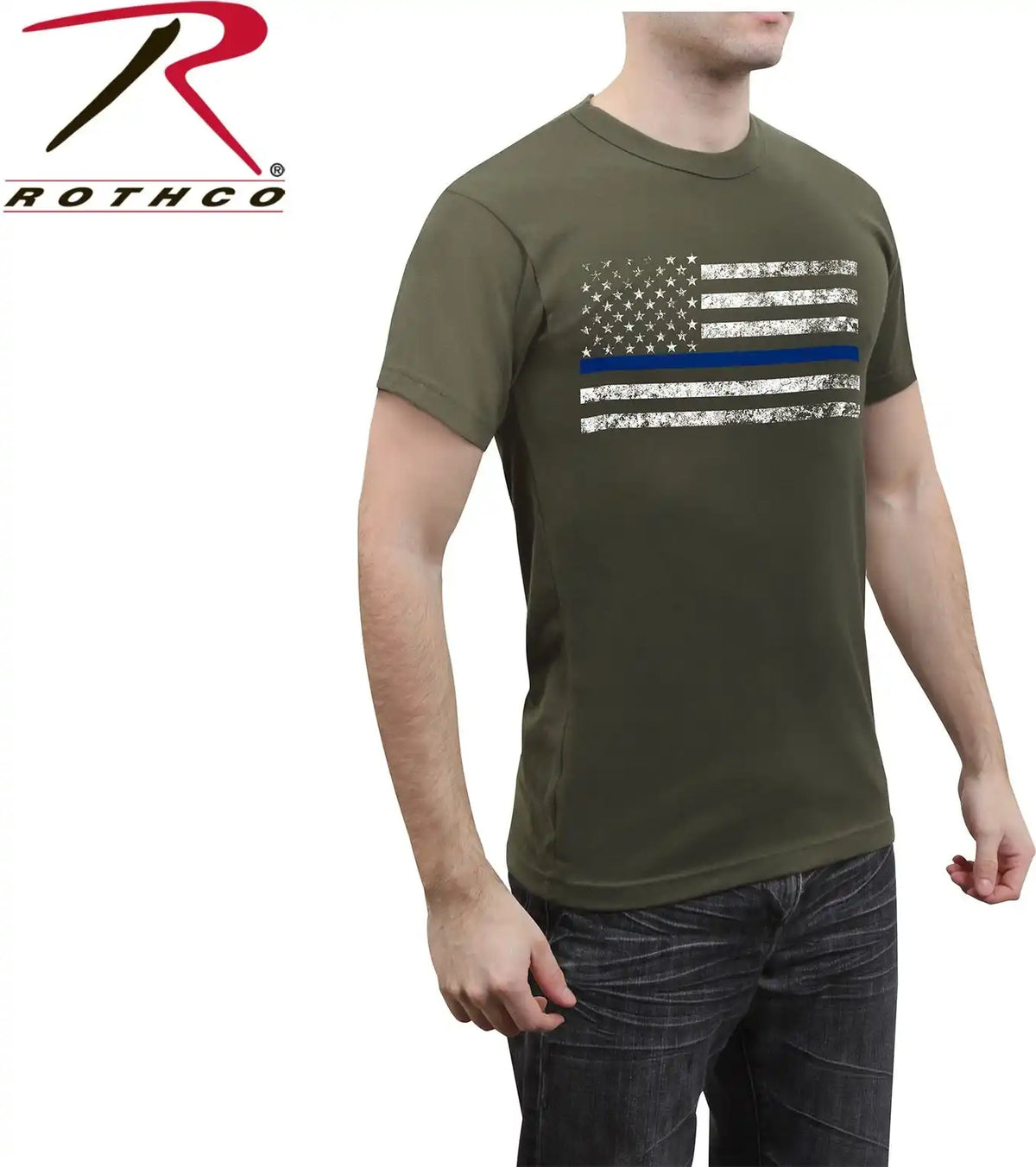 Rothco Thin Blue Line t Shirt