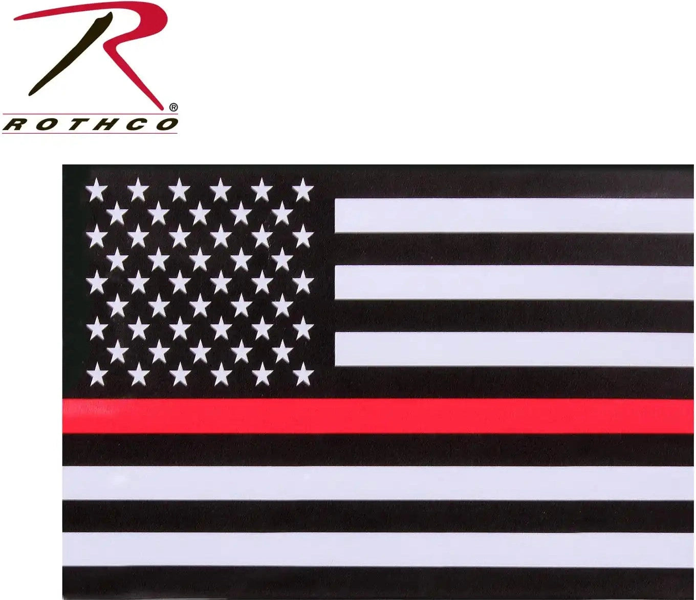Rothco Thin Red Line Flag Decal